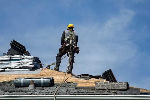 Professional Metal Roofing technician working in Trout Run, PA